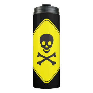 mortal danger sign thermal tumbler