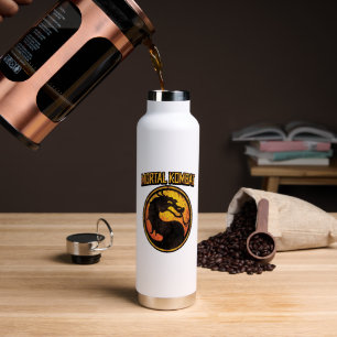 Mortal Kombat Vintage Tee — Small Fit Y2K Retro Vi Water Bottle