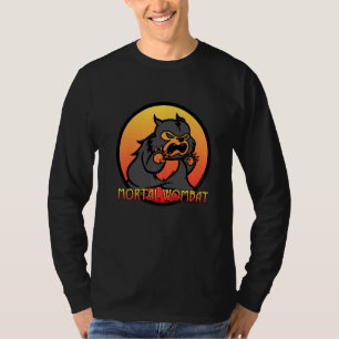 Mortal Wombat Australian Animal Gamer T-Shirt