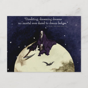 Mortality and the Moon Postcard