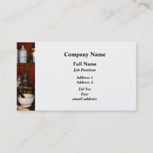 Mortar and Pestles in Drug Store - Platinum Business Card