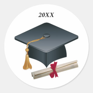 Mortar & diploma Graduation Seal