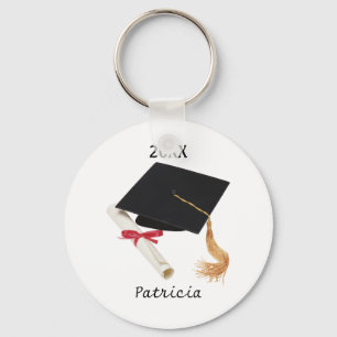 Mortar & Diploma Keychain