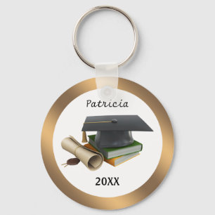 Mortar & Diploma Keychain