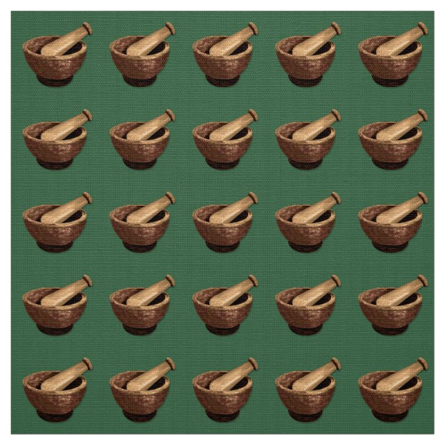 Mortar on Green Fabric (Swatch)