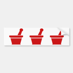 Mortar & Pestle Bumper Sticker