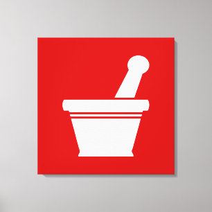 Mortar & Pestle Canvas Print