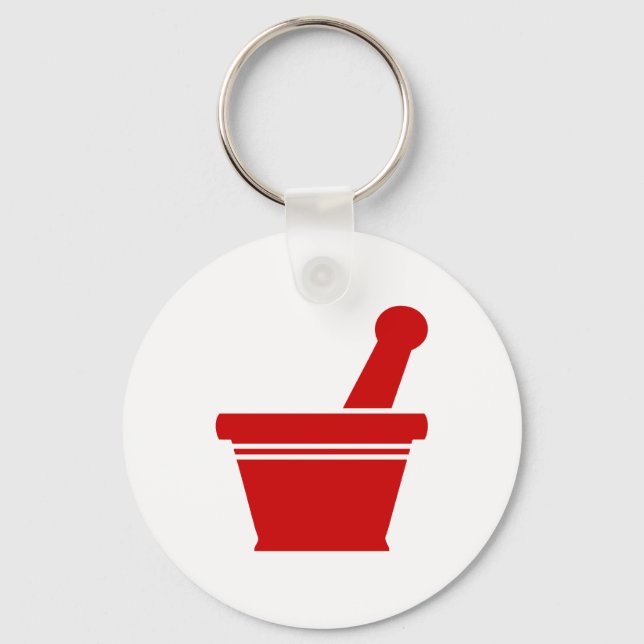 Mortar & Pestle Key Ring (Front)