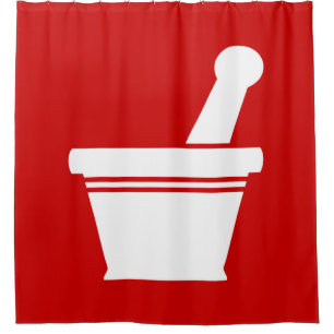 Mortar & Pestle Shower Curtain