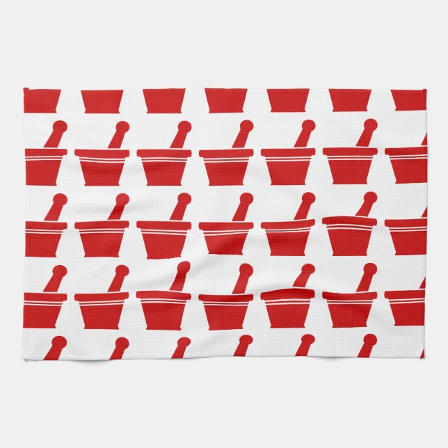 Mortar & Pestle Tea Towel (Horizontal)