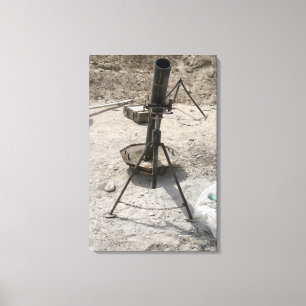 Mortar tubes canvas print