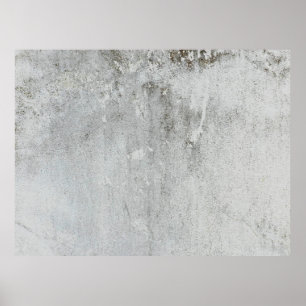 Mortar wall aged gray white black poster