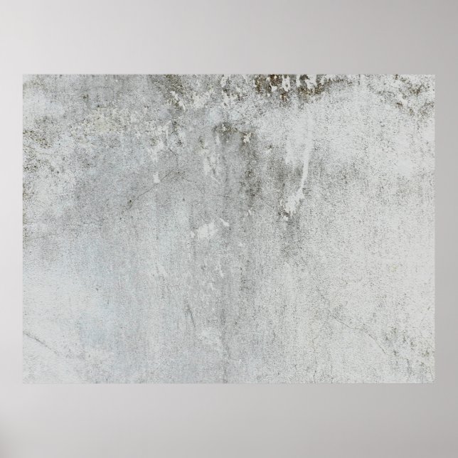 Mortar wall aged gray white black poster (Front)