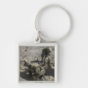 Mortarmen cover their ears and avert their eyes key ring