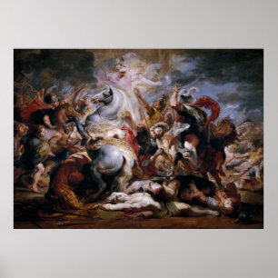 Morte di Decio Mure (Bozzetto) by Peter Paul Ruben Poster