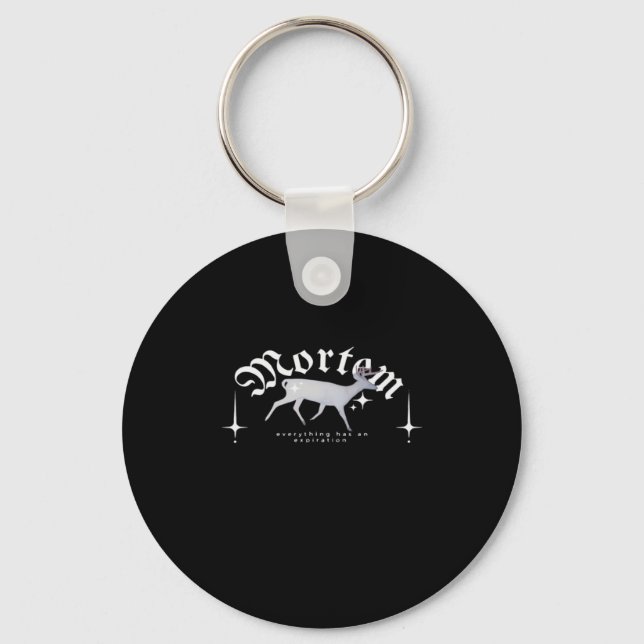 Mortem Whimsigoth Moody Art Key Ring (Front)