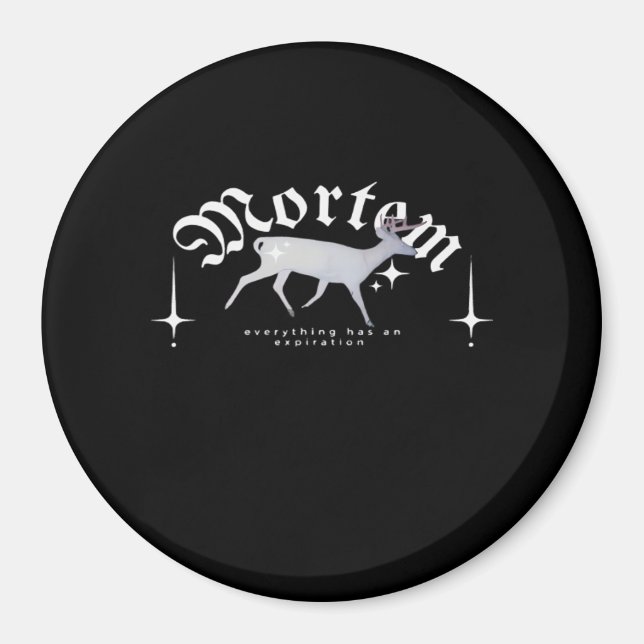 Mortem Whimsigoth Moody Art Magnet (Front)