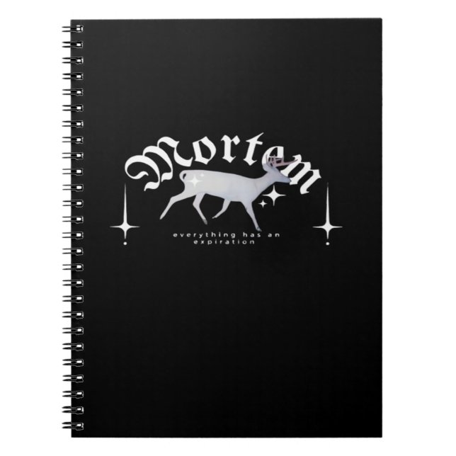 Mortem Whimsigoth Moody Art Notebook (Front)