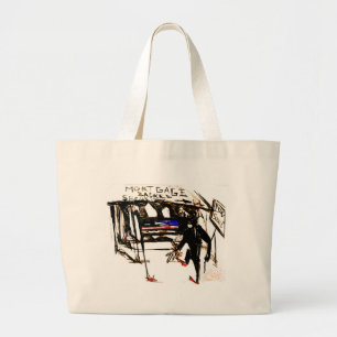 mortgage backed security large tote bag
