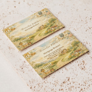 Mortgage Broker Professional Branding Business Card