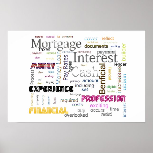 Mortgage Interest Poster (Front)