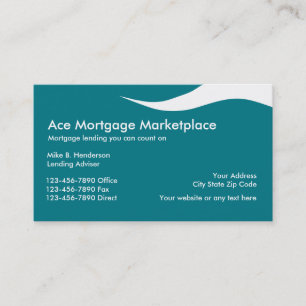 Mortgage Lender Business Cards