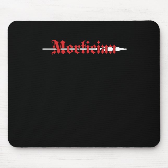 Mortician Funeral Director Grave Casket Death Gift Mouse Mat (Front)