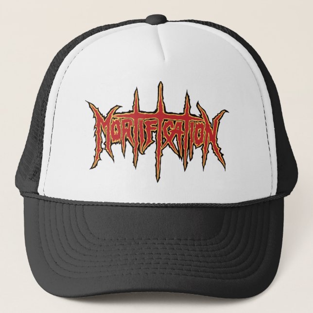 mortification trucker hat (Front)
