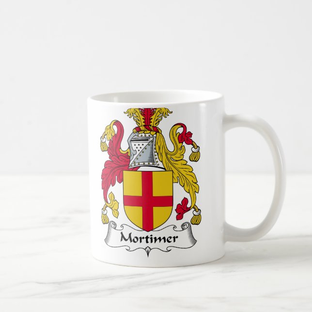 Mortimer Family Crest Coffee Mug (Right)