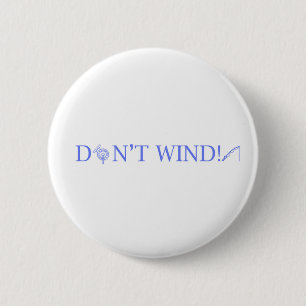 Mortimer & Whitehouse Gone Fishing Don't Wind! 6 Cm Round Badge