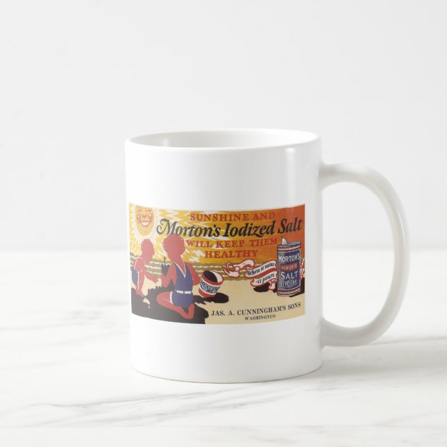Morton Iodised Salt Ad Coffee Mug (Right)