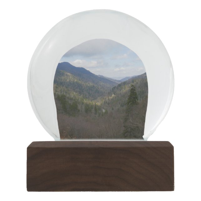Morton Overlook at Great Smoky Mountains Park Snow Globe (Front)