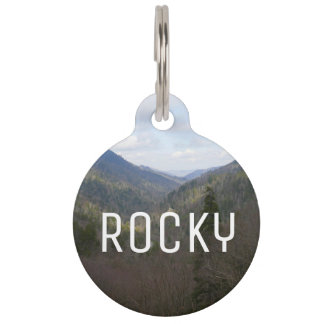 Morton Overlook at Great Smoky Mountains Pet Tag