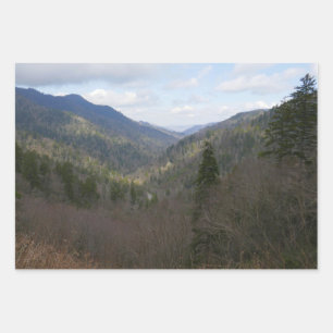 Morton Overlook at Great Smoky Mountains Wrapping Paper Sheet