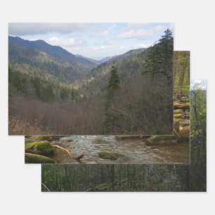Morton Overlook at Great Smoky Mountains Wrapping Paper Sheet