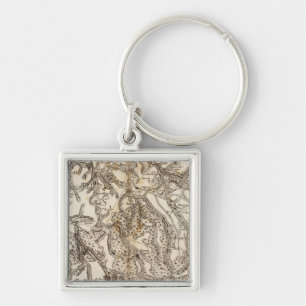 Morvan Atlas Map Key Ring