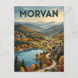 Morvan Regional Natural Park France Postcard