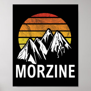 Morzine France French Alp Ski Resort Snowboarding  Poster