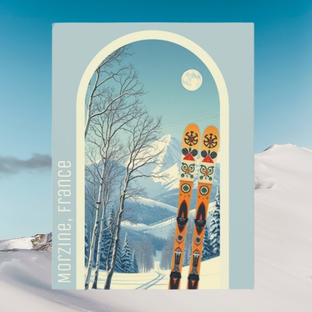 Morzine France ski Postcard (Creator Uploaded)