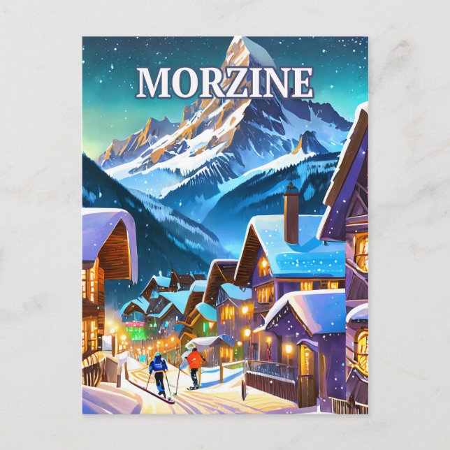 Morzine, jewel of the French Alps Postcard (Front)