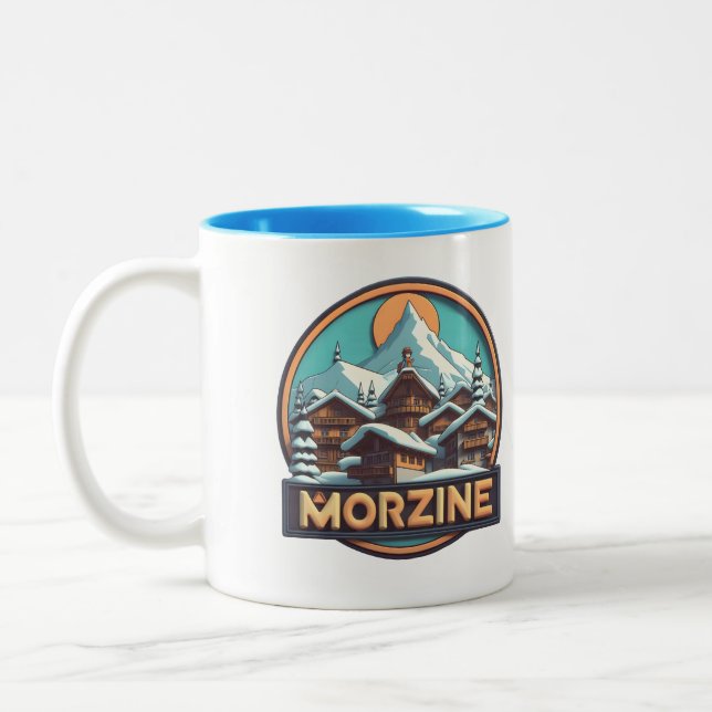 Morzine Ski Mug – Celebrate Your Love for the Alps (Left)