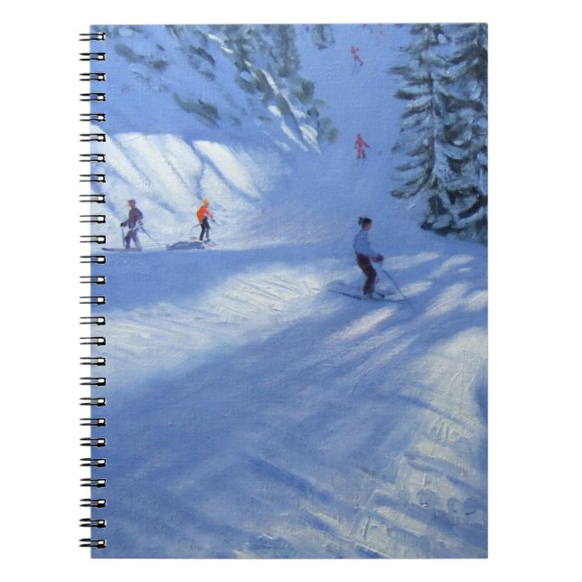 Morzine ski run notebook (Front)