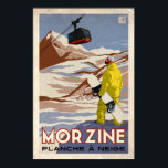 Morzine - Vintage Effect Poster<br><div class="desc">Vintage Snowboard Poster - Vintage Design Effect</div>