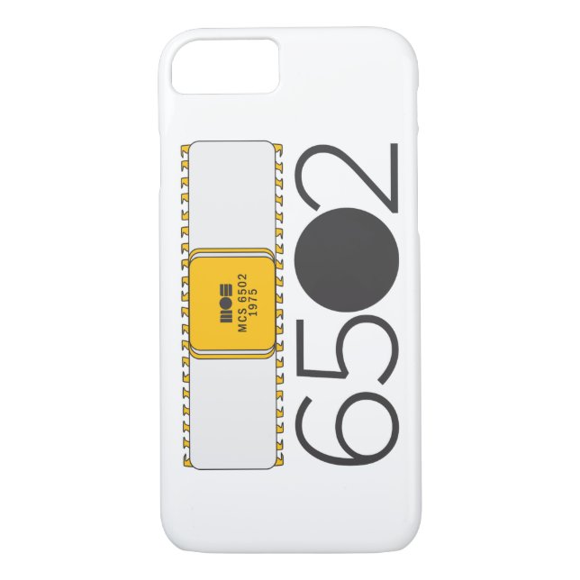 MOS 6502 phone case (Back)