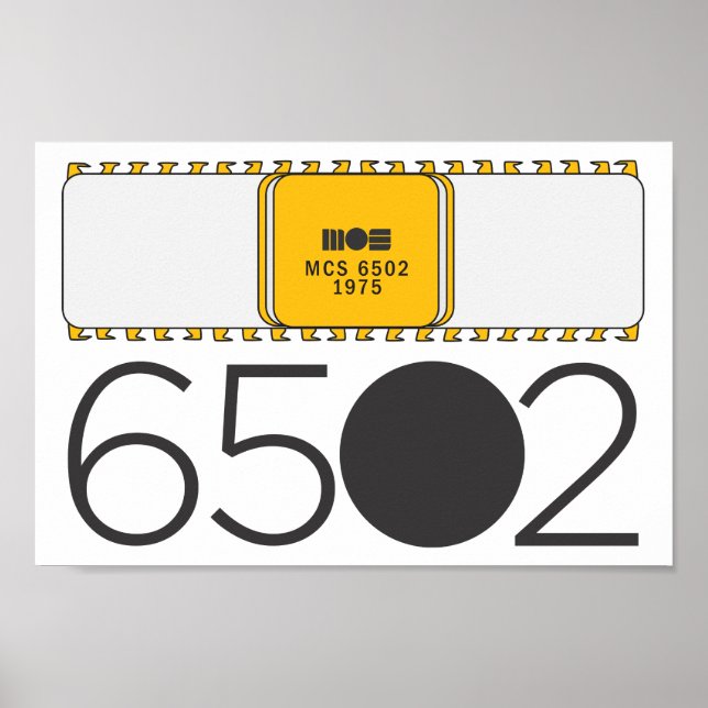 MOS 6502 Poster (Front)