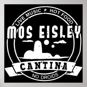 Mos Eisley Cantina TShirt Poster