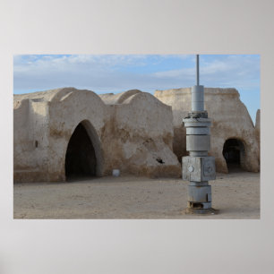 Mos Espa on planet Tatooine  Poster