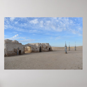 Mos Espa on planet Tatooine  Poster