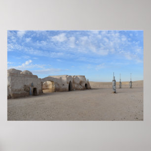 Mos Espa on planet Tatooine  Poster