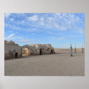 Mos Espa on planet Tatooine  Poster